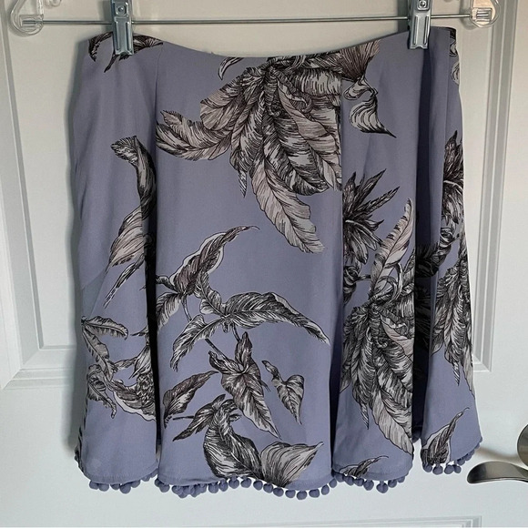 Aritzia Tularosa Iris high waisted rise Skirt in Chambray Purple 18748 - Picture 7 of 13